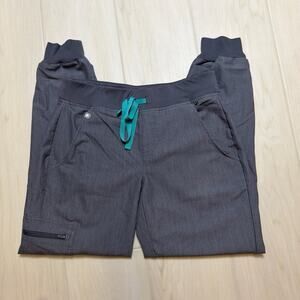 FIGS Zamora Jogger Scrub Pants Graphite Gray Medical Nursing Uniforms Size XS/P